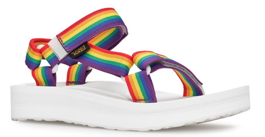 Teva Sandale Midform Universal Pride Regenbogen bunt Damen